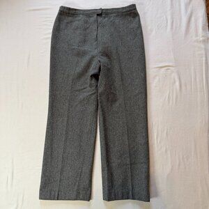 Vintage 100% Pure Wool Country Suburbans Grey Dress Pants Size 16